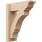 Ekena Millwork 6-in W x 16-in D x 20-in H Balboa Trad Rough Cedar Woodgrain TimberThane Outlooker, Primed Tan OUTUR060X16X20BOA04RCPR - alternate 1